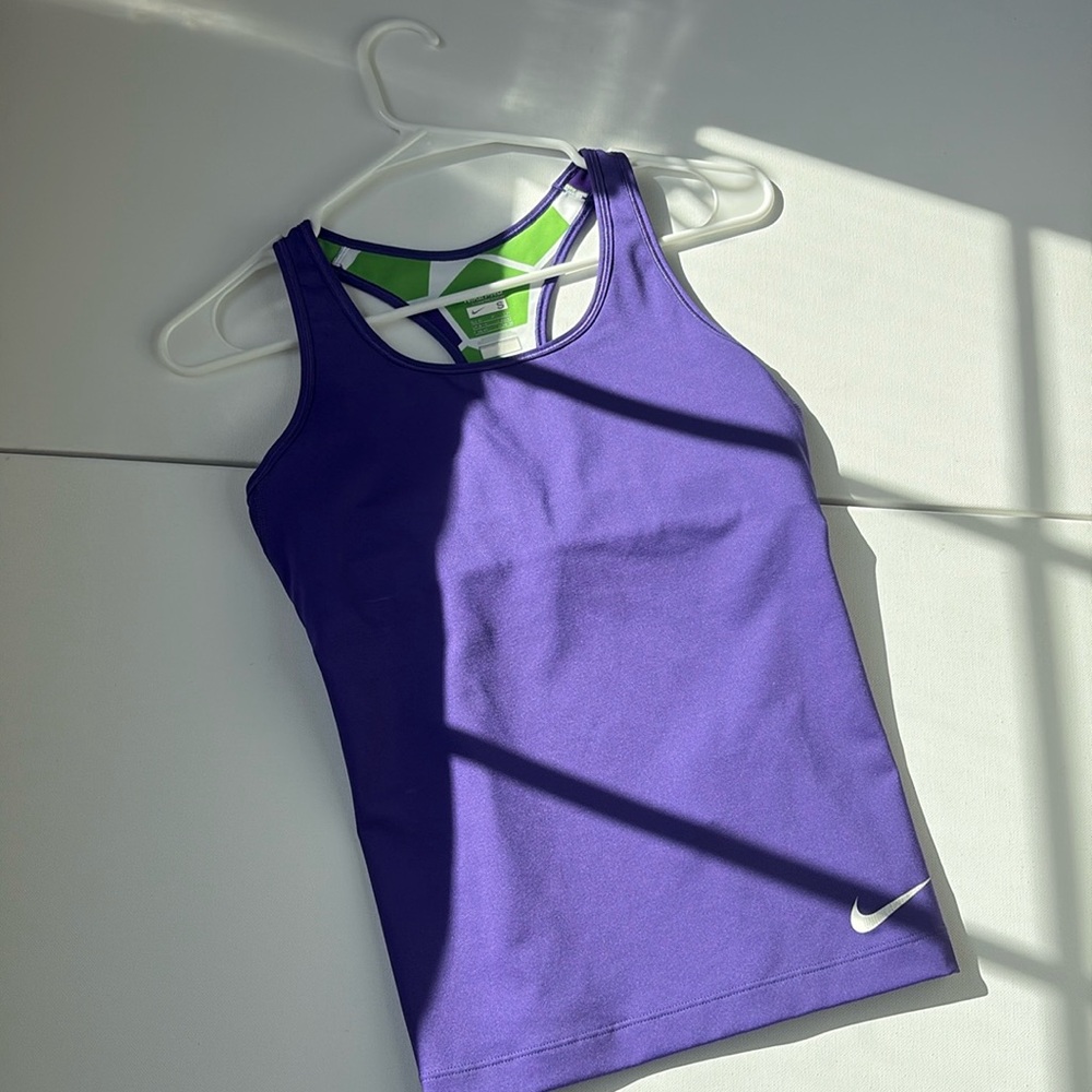 Nike Y2K Nike Pro Compression Support Tank Purple Small